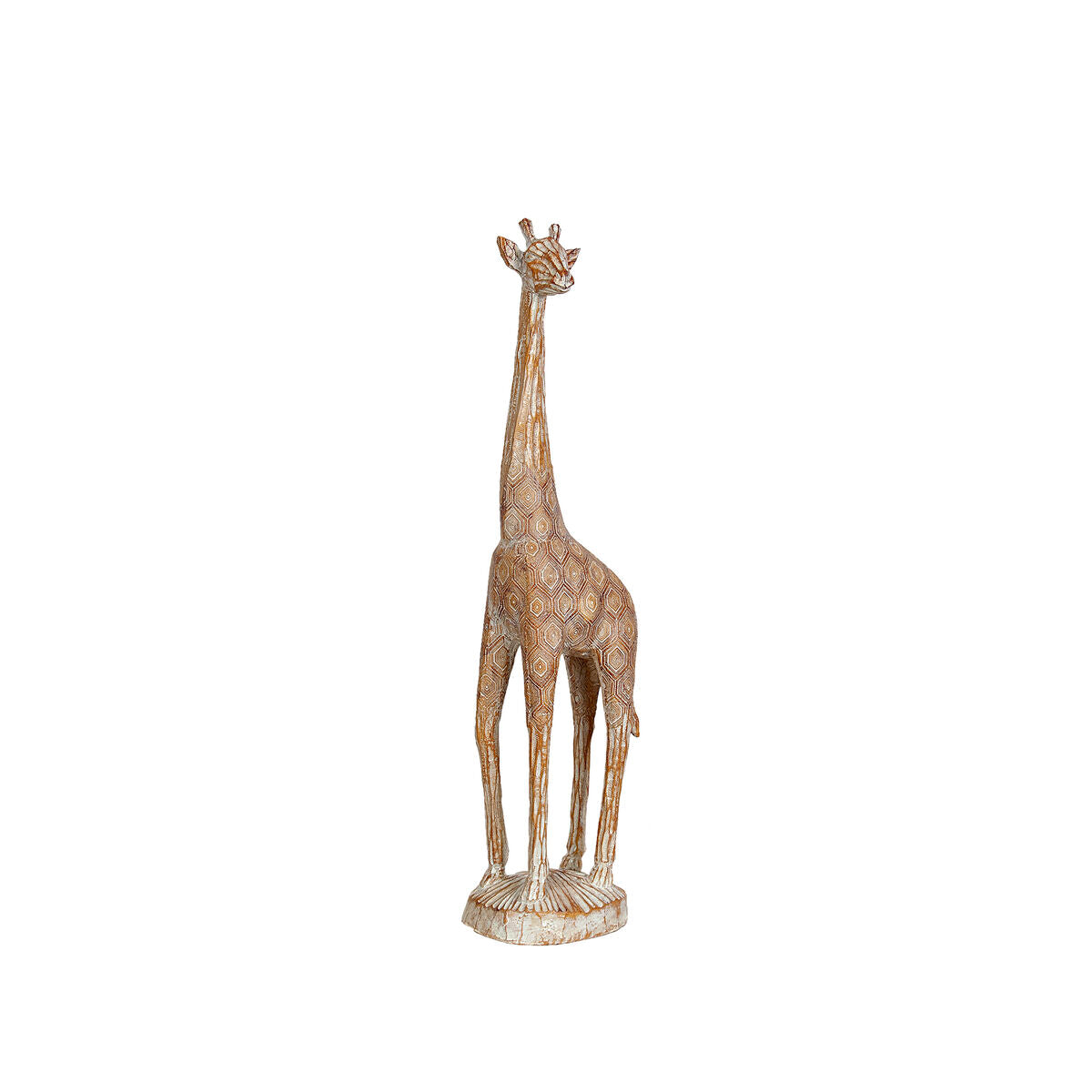 8435700822065 - Decorative Figure Beige Polyresin Giraffe 16 x 60 x 12 cm