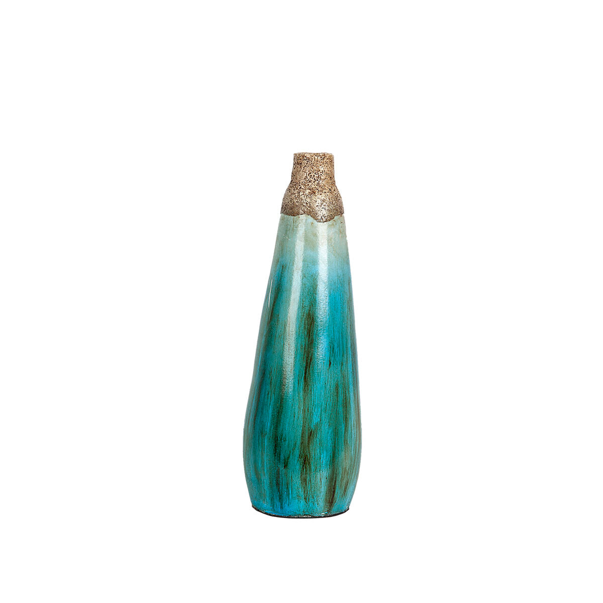 8435700829514 - Vase Blau Braun Terrakotta 13 x 40 x 13 cm