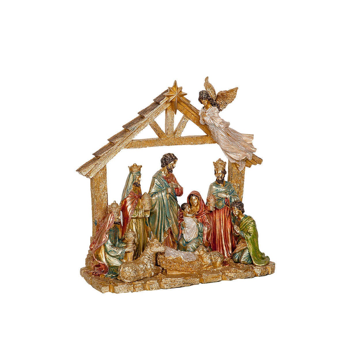 8435700830879 - Christmas nativity set Multicolour Resin 40 x 39 x 17 cm