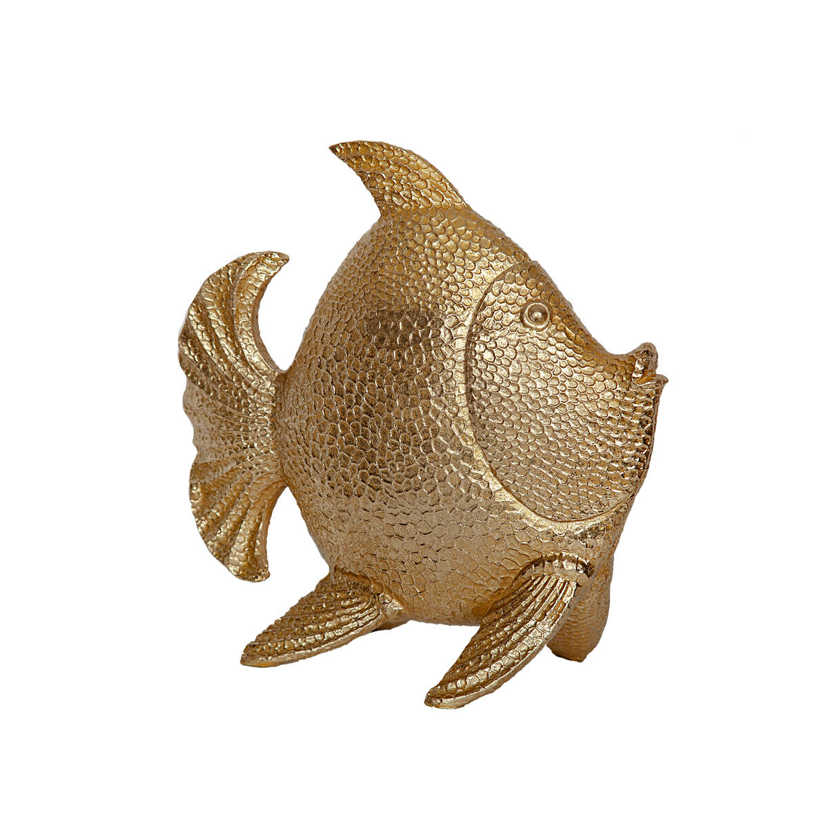 8435700830893 - Deko-Figur Gold Harz Fisch 36 x 34 x 17 cm