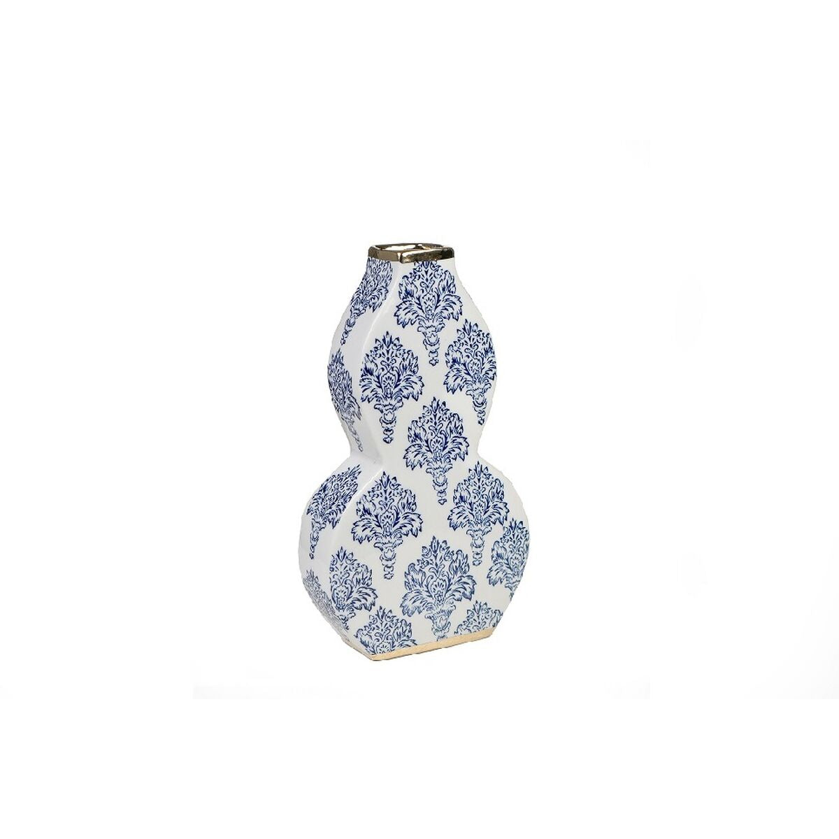 8435700841424 - Blumenvase Blau Weiß Blau Weiß Porzellan 17 x 30 x 7 cm