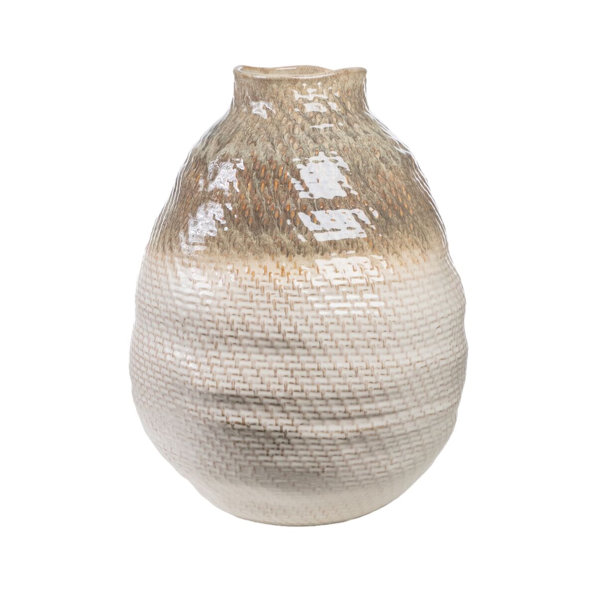 8435700842056 - Vase Beige Porzellan 37 x 47 x 37 cm