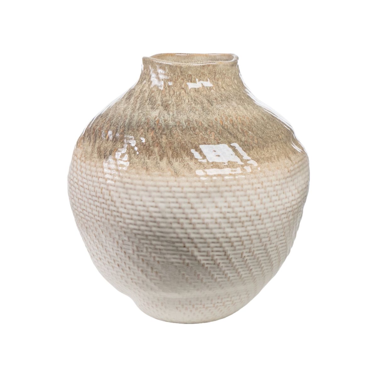 8435700842063 - Vase Beige Porzellan 36 x 39 x 37 cm