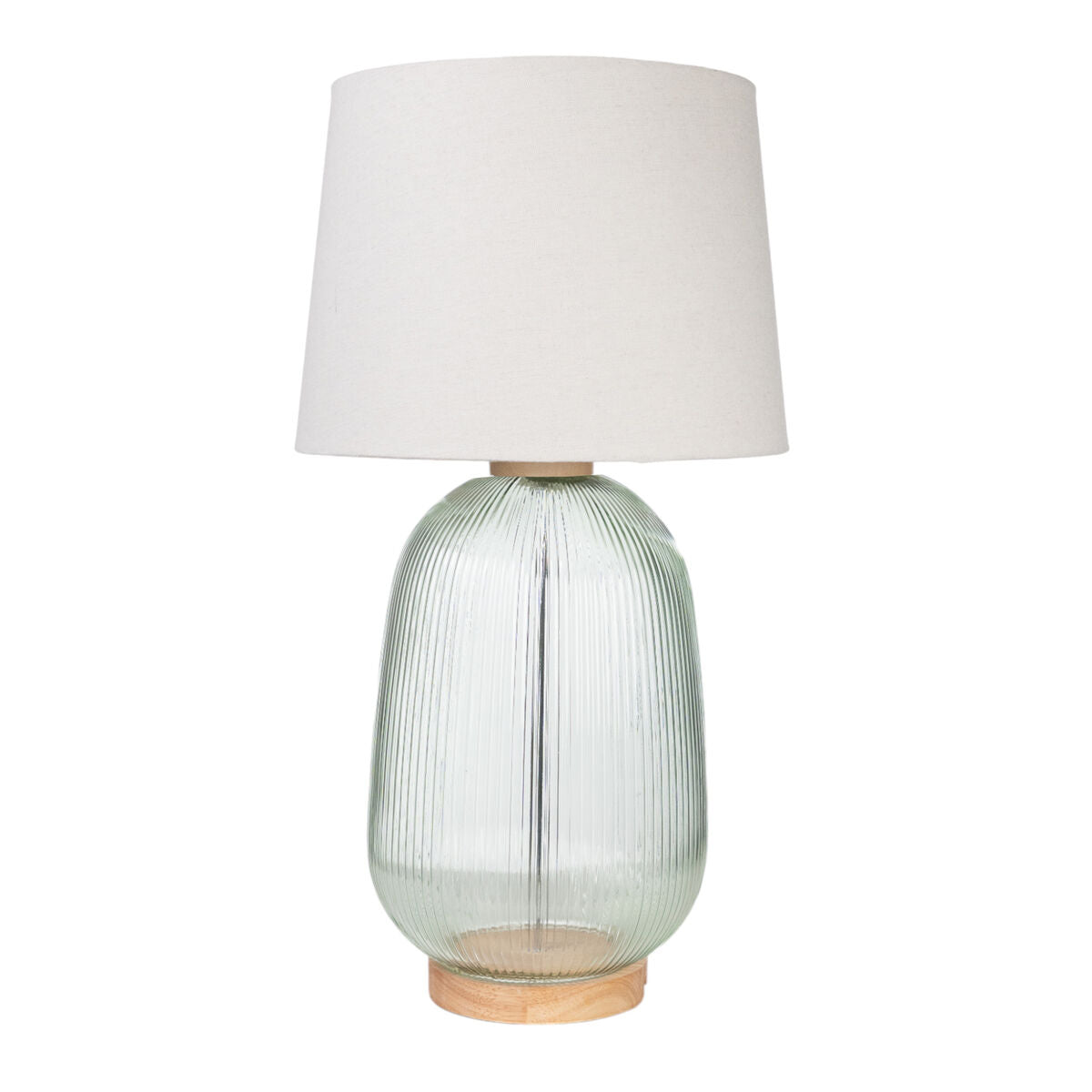 8435700842810 - Tischlampe grün Beige Glas 33 x 62 x 33 cm