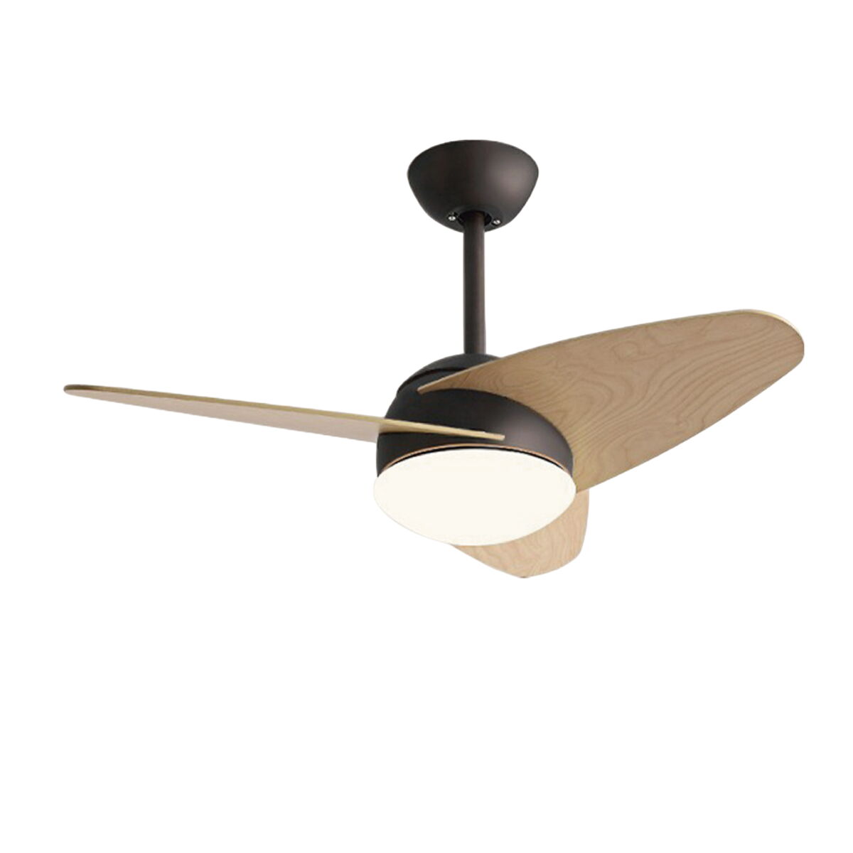 8435700844562 - Deckenventilator mit Lampe Schwarz natürlich