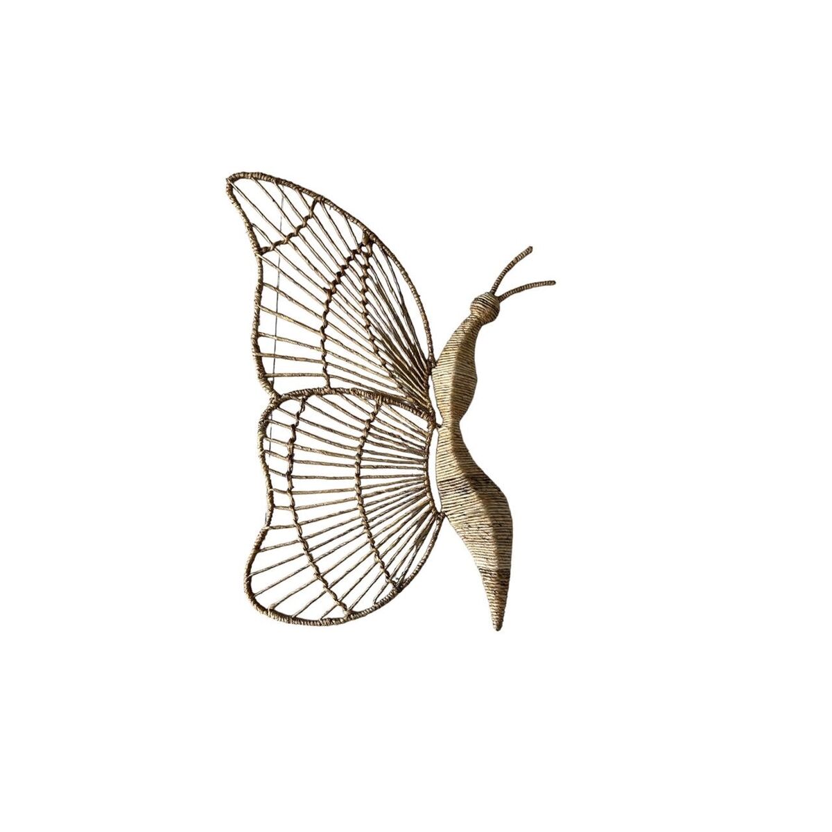 8435700846139 - Wanddekoration natürlich Bananenfaser Schmetterling 30 x 60 x 3 cm 8435700846139 - Wanddekoration natürlich Bananenfaser Schmetterling 30 x 60 x 3 cm