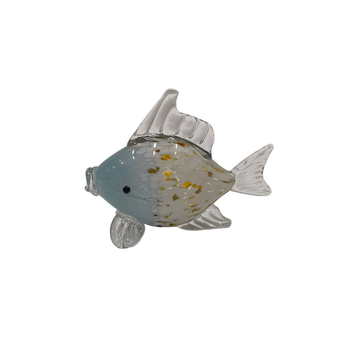 8435700847747 - Deko-Figur Blau Glas Fisch 25 x 10 x 20 cm