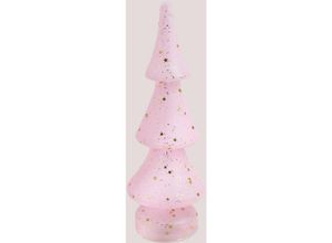 8435719342578 - Sklum - 2er Set Weihnachtsschmuck Rubby Zuckerwatte-Rose - Zuckerwatte-Rose