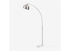 8435719371585 - Sklum - Stehlampe Diala Grau Silber - Grau Silber