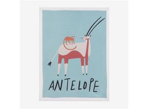 8435719375422 - Sklum - Dekoratives Gemälde auf Leinwand (30 x 40 cm) von Fulvio Kids Antelope