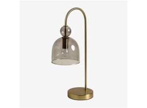 8435719381423 - Bezany Kristall-Tischlampe Grau Quecksilber - Sklum