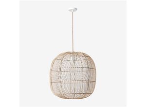 8435719382826 - Sklum - Deckenlampe aus Rattan (Ø50 cm) Api Braun Natur