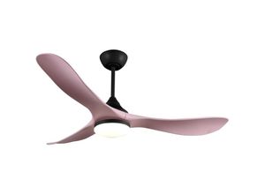 8435736340717 - - Geräuschloser Deckenventilator mit Licht - Rosa