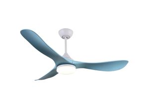 8435736340755 - - Geräuschloser Deckenventilator mit Licht - Blau