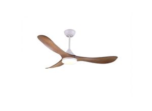 8435736340960 - - Geräuschloser Deckenventilator mit Licht - Brun