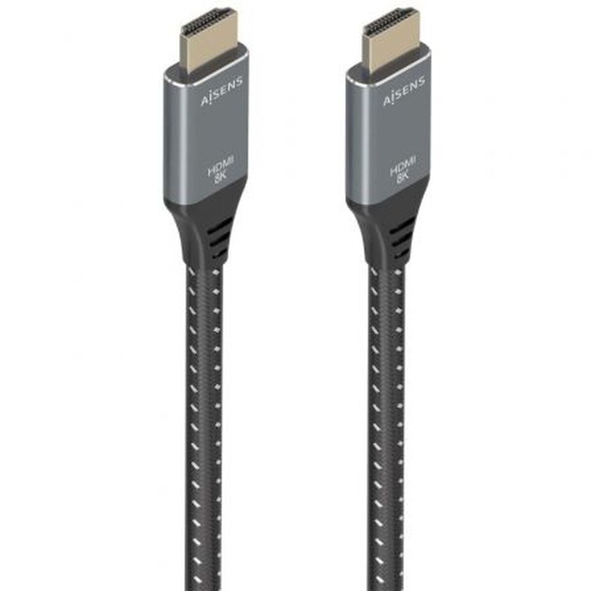 8435739901625 - HDMI Kabel A150-0877 7 m Schwarz Grau 8435739901625 - HDMI Kabel A150-0877 7 m Schwarz Grau
