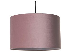 8435762430901 - Fijalo - Metalldecke -Bildschirm rosa Samt 1x27 max40 ° 38x24 cm Kabel 100 cmpour alle Stile um dem Haus eine Note zu verleihen