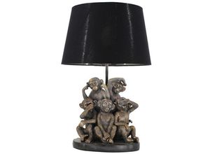 8435762437597 - Fijalo - Tischlampe in Orang-Outan Golden Harz 1x27 max40w ° 31x48cm schwarzes Kabel 158 cmpour alle Stile um dem Haus eine Note zu verleihen