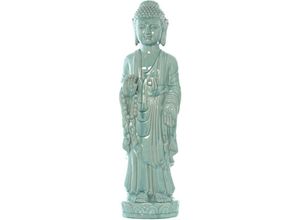 8435762442904 - Fijalo - Helestial Buddha Keramik Figur 25x18x88cmpour Alle Stile um zu Hause eine Note zu verleihen