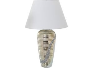 8435762443598 - Fijalo - Weiß Champagn Keramiktischlampe+526561x27 max4 ° 35x56cm Basi