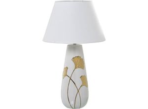 8435762444908 - Fijalo - Tischlampe in Weiß Gold -Keramik+52825 1x27 max60W ° 35x58cm Basi