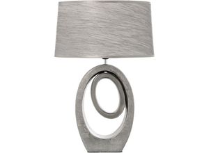 8435762447145 - Fijalo - Silber Keramiktischlampe+57230-1x27-max40W 38x24x57cm Glühbirne nicht alle Stile enthalten um dem Zuhause eine Note zu verleihen