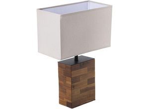 8435762464760 - Fijalo - Holztischlampe 1x27cm max60W nicht enthalten 35x18x51cmpour alle Stile um dem Haus eine Note zu verleihen