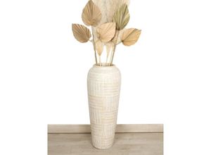 8435763135003 - Beige Terrakotta-Vase 30x30x80cm