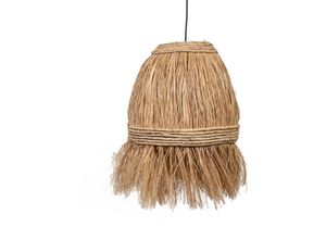 8435763136383 - Fijalo - Shell Tischlampe Rattan Sop Metall 30x15x30cm