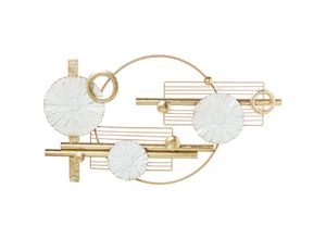 8435763144579 - Goldmetall -Wandkreise 91x50x45cmpour alle Stile um zu Hause eine Note zu verleihen