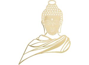 8435763144692 - Fijalo - Metallwand in Gold Metal Buddha 63X66x2CMPOUR Alle Stile um zu Hause eine Note zu verleihen