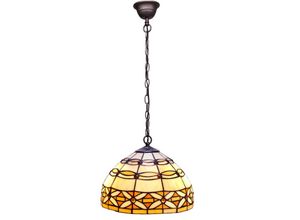 8435763145835 - Fijalo - Tiffany Deckenwandlampe Belle Rouge d - 20 cm x2 Glühbirne nicht enthalten Baugruppe erforderlich