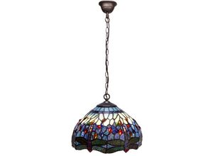 8435763145866 - Fijalo - Wandwandlampe mit Tiffany -Armdurchmesser 20 cm schöne rote Glühbirnen -Serie nicht enthalten