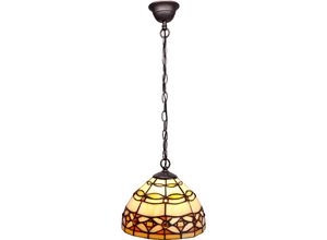 8435763145965 - Fijalo - Tiffany Deckensuspension kleiner mit Kettendurchmesser 20 cm Serie Belle Epoque enthält nicht die erforderliche Montage -Glühbirne