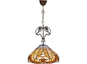 8435763146641 - Fijalo - Leuchte Deckenlampe mit Tiffany Tube Series Queen d - 30 cm Glühbirne nicht inbegriffen Baugruppe erforderlich