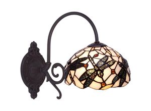 8435763147976 - Fijalo - Tiffany -Wandlampe mit mobiler Armdurchmesser 20 cm Serie Dalí -Glühbirne nicht enthaltene Montage erforderlich oder