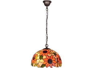 8435763148249 - Kleber Deckenlampe mit Tiffany -Lampenschirm Durchmesser 30 cm Hexa -Serie enthält nicht die benötigte Montage -Glühbirne Ja Ja