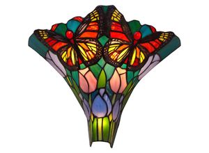8435763148324 - Tiffany -Wandlampe mit Armdurchmesser 20 cm Hexa -Glühbirnen -Serie nicht inklusive Montage erforderlich oder