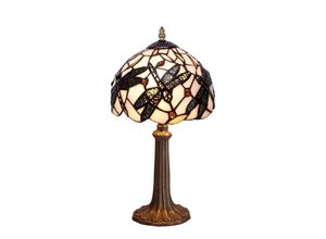 8435763148638 - Tiffany -Wandlampe mit mobiler Waffendurchmesser 20 cm New Yorker Glühbirnenreihe nicht inklusive Montage erforderlich