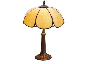 8435763149352 - Fijalo - Tiffany Tischlampe mit Bell-Serie Tree D-40 cm Glühbirne nicht enthalten Baugruppe erforderte nein