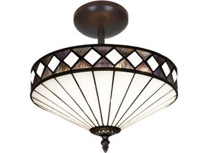 8435763150051 - Größere Deckensuspension mit 45 cm Durchmesserkette Tiffany Ilumina -Serie enthält nicht die erforderliche Montage -Glühbirne