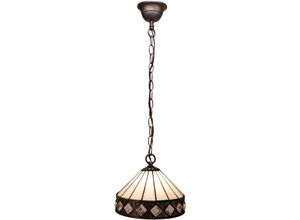 8435763150112 - Fijalo - Mittlere Deckensuspension mit Kettendurchmesser 30 cm Tiffany -Serie Ilumina enthält nicht die erforderliche Montage -Glühbirne