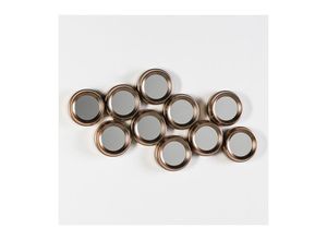 8435763151225 - Skulptur 91x3x78 Schwarz   Gold Metall vertikaler Dekoration   Wandschmuck für alle Stile um dem Haus eine Note zu verleihen