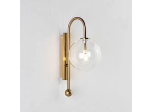 8435763152406 - Fijalo - Wandleuchte 15X21X37 Kristall Goldenes Metall