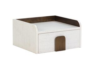 8435763156367 - Nachttisch 46x41x24 Schwarzes Holz   Goldmetall Möbel   Nachttische Alle Stile um zu Hause eine Note zu verleihen