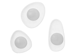 8435767512428 - Set mit 3 Givert Plaster LED-Wandleuchten Weiss - Sklum