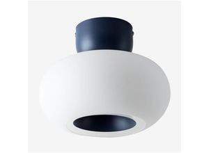 8435767528078 - Sklum - LED-Deckenleuchte aus Glas und Stahl Deruent Blau Lapislazuli 8435767528078 - Sklum - LED-Deckenleuchte aus Glas und Stahl Deruent Blau Lapislazuli