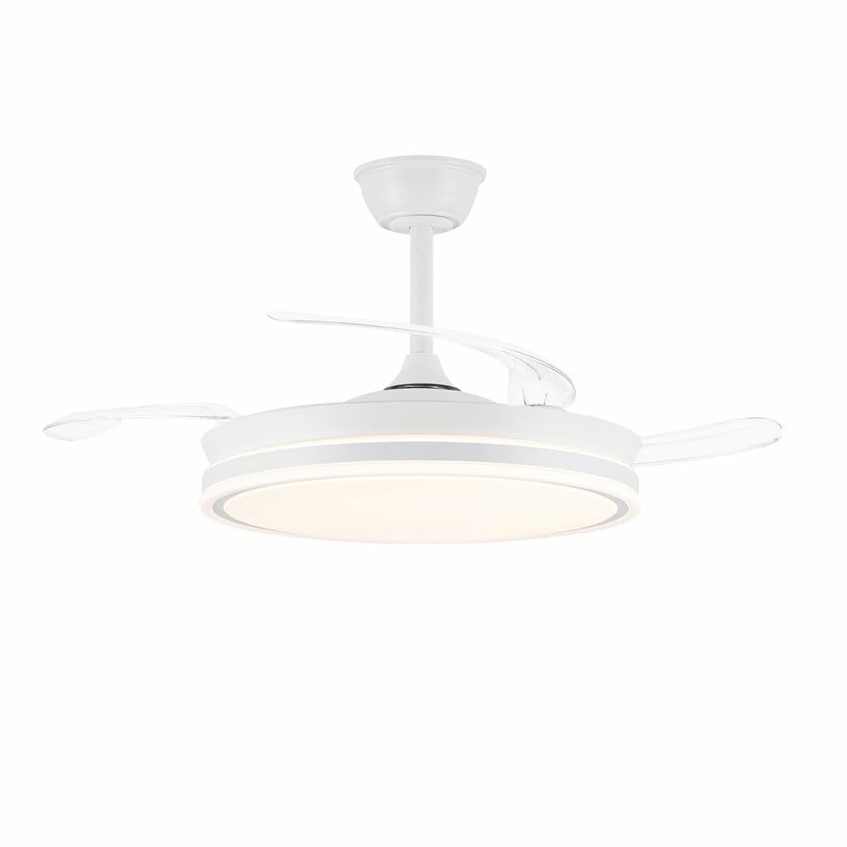 8435775601053 - Deckenventilator CristalRecord EVO RETRAC Durchsichtig 72 W