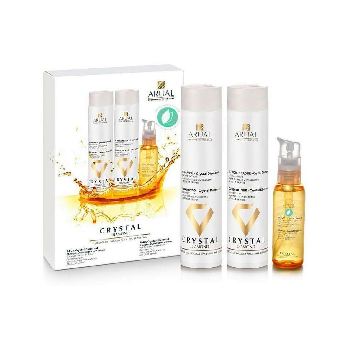 8436012783013 - Friseur Set Crystal Diamond Haare 3 Stücke