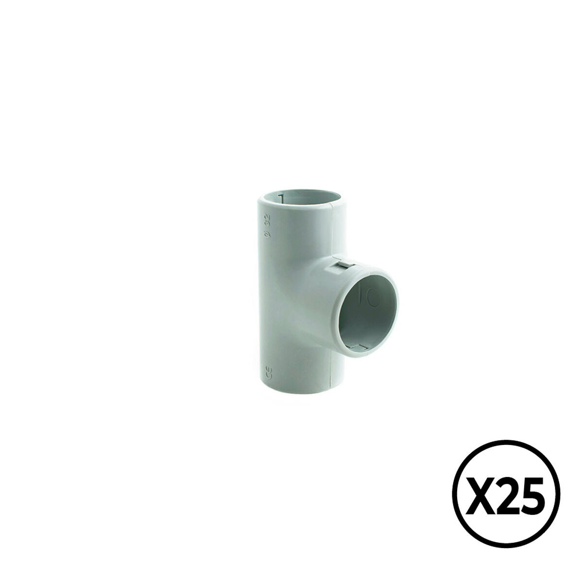 8436029904272 - Coupling Ø 20 mm T-shaped (25 Units)